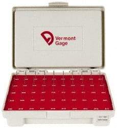 Vermont Gage - 55 Piece, 0.0065 to 0.0605 Inch Diameter Plug & Pin Gage Set - Plus 0.0002 Inch Tolerance, Class ZZ - All Tool & Supply