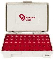 Vermont Gage - 50 Piece, 0.0115-0.0605 Inch Diameter Plug and Pin Gage Set - Minus 0.0002 Inch Tolerance, Class ZZ - All Tool & Supply