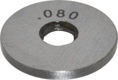 Value Collection - 0.08" Round Steel Spacer Block - Accuracy Grade B - All Tool & Supply