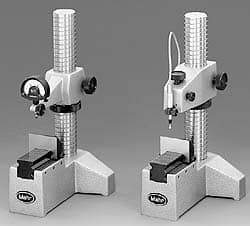 Mahr - Cast Iron (Base), T-Shaped Base, Comparator Gage Stand - 9-1/2" High, 5-1/2" Base Length x 6" Base Width x 4" Base Height, Includes Holder - All Tool & Supply