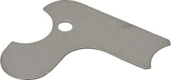 Value Collection - 17/64 Inch Radius Gage - Chrome Coated, Stainless Steel - All Tool & Supply