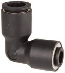 Legris - 3/8 x 1/4" Outside Diam, Nylon Push-to-Connect Tube Union Elbow - 290 Max psi - All Tool & Supply