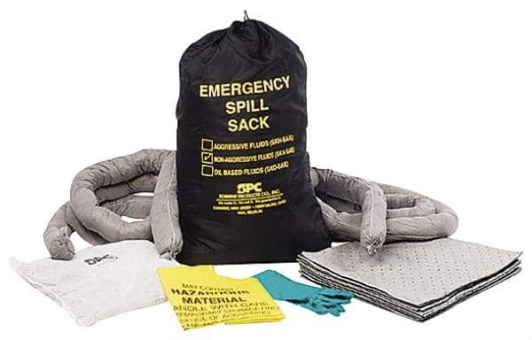 Brady SPC Sorbents - 10 Gal Capacity Oil Only Spill Kit - Sack - All Tool & Supply