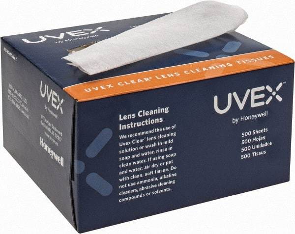 Uvex - 500 Antifog, Nonabrasive Lens Cleaning Tissues - Nonsilicone Cleaner - All Tool & Supply