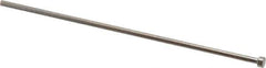 Gibraltar - 2.2mm Pin Diam, 4mm Head Diam x 2mm Head Height, 100mm OAL, Straight Ejector Pin - Steel, 98mm Pin Length - All Tool & Supply