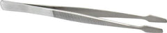 Value Collection - 4-3/4" OAL Stainless Steel Assembly Tweezers - Spade Points for Stamps - All Tool & Supply