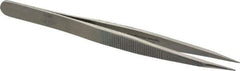 Erem - 4-3/4" OAL OOD-SA Precision Tweezers - Fine Straight Point - All Tool & Supply