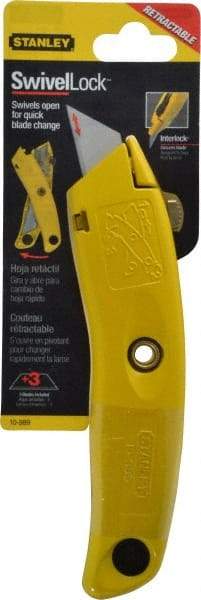 Stanley - Retractable Utility Knife - 3 Blades Included - All Tool & Supply