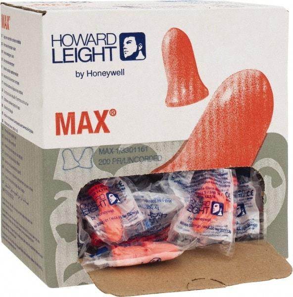 Howard Leight - Disposable, Uncorded, 33 dB, Contoured & Bell Earplugs - Assorted Colors, 200 Pairs - All Tool & Supply