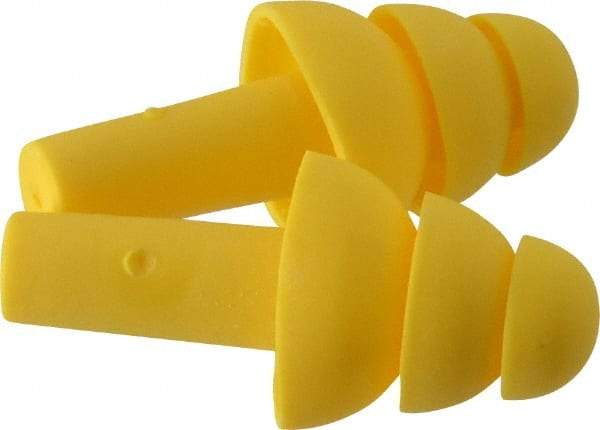 Aearo E-A-R - Reusable, Uncorded, 25 dB, Flange Earplugs - Yellow, 20 Pairs - All Tool & Supply