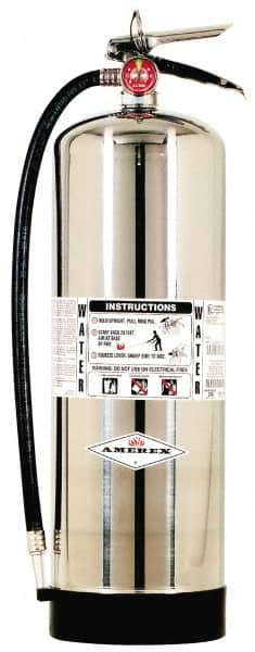 Amerex - 2.5 Gal, 2-A Rated, Water Fire Extinguisher - All Tool & Supply