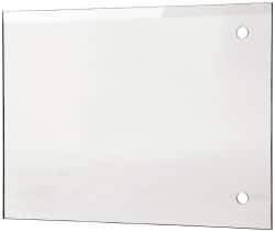 PRO-SAFE - Acrylic Flat Shield - 6" Wide x 8" Long x 1/8" Thick, Magnetic Base, For General Purpose Use - All Tool & Supply