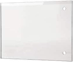 PRO-SAFE - Acrylic Flat Shield - 6" Wide x 8" Long x 1/8" Thick, Magnetic Base, For General Purpose Use - All Tool & Supply