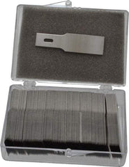 Excel - 100 Piece Steel Hobby Blade - 1-13/16" OAL - All Tool & Supply