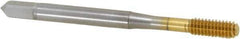 OSG - #8-32 UNC H3 Thread Limit Bottoming Thread Forming Tap - Cobalt, TiN Finish, 2-1/8" OAL, 3/4" Thread Length, Right Hand Thread, Series HY-PRO NRT - All Tool & Supply