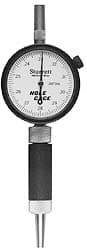 Starrett - 0.03 to 0.13" Dial Bore Gage - 0.001" Graduation, Hardened Tool Steel - All Tool & Supply