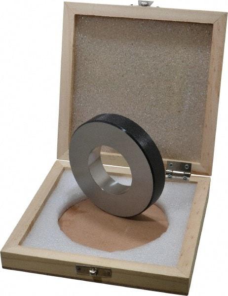 SPI - 2" Inside x 4-7/16" Outside Diameter, 0.787" Thick, Setting Ring - Accurate to 0.0001", Silver - All Tool & Supply