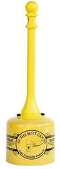 Eagle - 5 Gal Galvanized Steel with Polyethylene Tube Cigarette & Cigar Receptacle - 40" High - All Tool & Supply