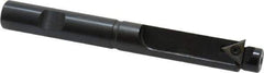 APT - 19/32 Inch Diameter, Solid Pilot, Straight 1/2 Inch Shank Diameter, 1 Insert, Indexable Counterbore - 4-3/8 Inch Overall Length, TPGH 215 Insert - All Tool & Supply