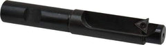 APT - 25/32 Inch Diameter, Solid Pilot, Straight 5/8 Inch Shank Diameter, 1 Insert, Indexable Counterbore - 4-1/2 Inch Overall Length, TPGH 215 Insert - All Tool & Supply