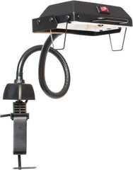 Electrix - 27 Inch, Gooseneck, Clamp on, Halogen, Black, General Purpose Task Light - 100 Watt, Nonmagnifying - All Tool & Supply