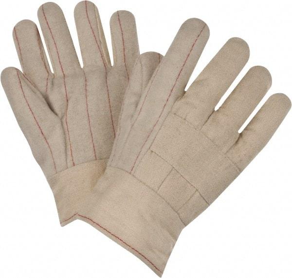 PRO-SAFE - Size Universal Unlined Cotton Hot Mill Glove - 15" OAL, Band Top Cuff - All Tool & Supply