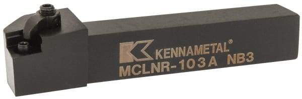 Kennametal - MCLN, Right Hand Cut, 5° Lead Angle, 5/8" Shank Height x 5/8" Shank Width, Negative Rake Indexable Turning Toolholder - 4" OAL, CN..32. Insert Compatibility, Series Kenloc - All Tool & Supply