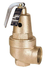 Conbraco - 1-1/4" Inlet, 1-1/4" Outlet, ASME Safety Relief Valve - 30 Max psi, 2,316,000 BTUs - All Tool & Supply