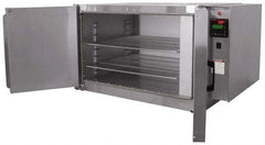 Grieve - 1 Phase, 28 Inch Inside Width x 24 Inch Inside Depth x 18 Inch Inside Height, 350°F Max, Portable Heat Treating Bench Oven - 2 Shelves, 7 Cubic Ft. Work Space, 115 Max Volts, 41 Inch Outside Width x 30 Inch Outside Depth x 23 Inch Outside Height - All Tool & Supply