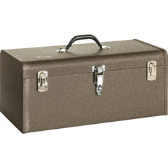 Kennedy - 1 Tray Tool Box - 20-1/8" Wide x 7-1/8" Deep x 7-1/4" High, Steel, Brown - All Tool & Supply