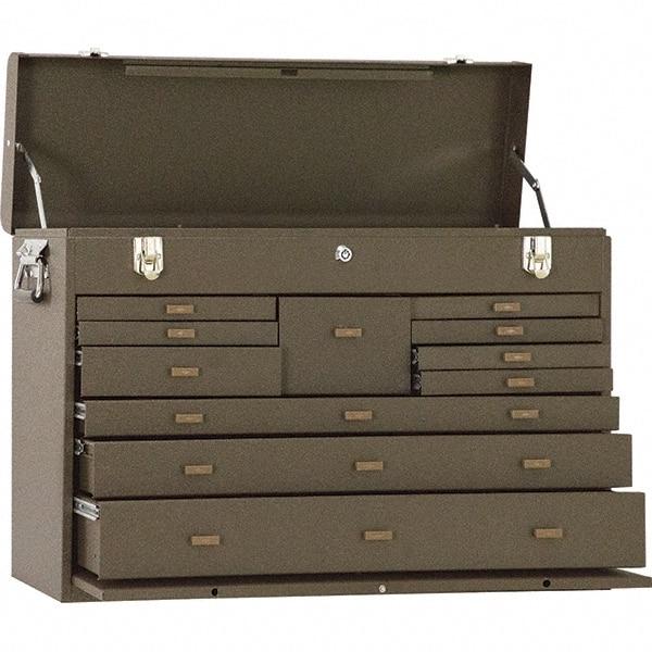 Kennedy - 11 Drawer Tool Chest - 26-3/4" Wide x 8-1/2" Deep x 18" High, Brown - All Tool & Supply