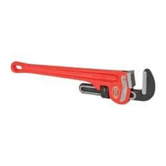 Ridgid - 18" Cast Iron Straight Pipe Wrench - 2-1/2" Pipe Capacity - All Tool & Supply