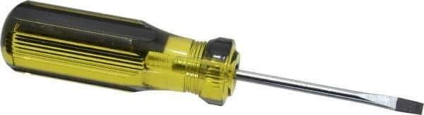 Stanley - Standard Slotted Screwdriver - Round Shank, Acetate Handle - All Tool & Supply