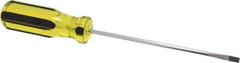 Stanley - Standard Slotted Screwdriver - Round Shank, Acetate Handle - All Tool & Supply