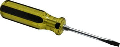 Stanley - Standard Slotted Screwdriver - Round Shank, Acetate Handle - All Tool & Supply