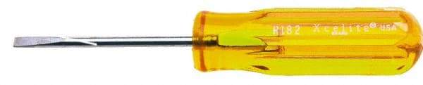 Xcelite - Standard Slotted Screwdriver - Round Shank, Acetate Handle - All Tool & Supply