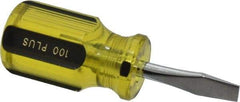 Stanley - Standard Slotted Screwdriver - Round Shank, Acetate Handle - All Tool & Supply