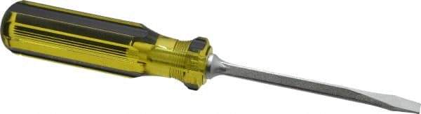 Stanley - Standard Slotted Screwdriver - Square Shank, Acetate Handle - All Tool & Supply