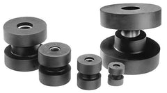 Tech Products - Two-Part Universal Mounts; Mounting Hole Diameter: 0.75 ; Axial Load Capacity: 80 (Pounds); Radial Load Capacity: 27.000 (Pounds); Color Code: Red ; Pad Diameter: 1.25 ; Pad Thickness: 0.50 - Exact Industrial Supply