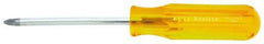 Xcelite - #2, 8-1/8" OAL, Standard Phillips Screwdriver - 4" Blade Length, Round Shank, Acetate Handle - All Tool & Supply