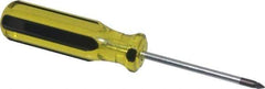 Stanley - #1, 6-3/4" OAL, Standard Phillips Screwdriver - 3" Blade Length, Round Shank, Acetate Handle - All Tool & Supply