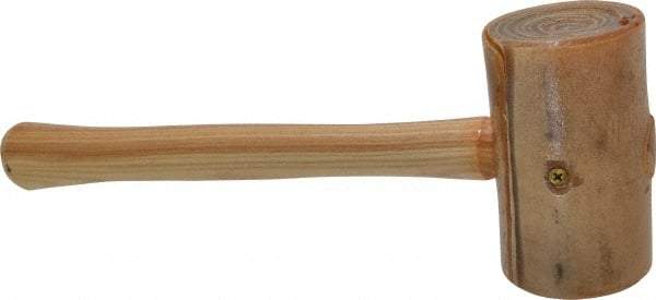 Garland - 1-1/2 Lb Head Rawhide Mallet - Wood Handle - All Tool & Supply