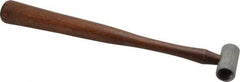 Made in USA - 1/4 Lb Head 3/4" Face Plastic Split Head Hammer without Faces - Wood Handle - All Tool & Supply