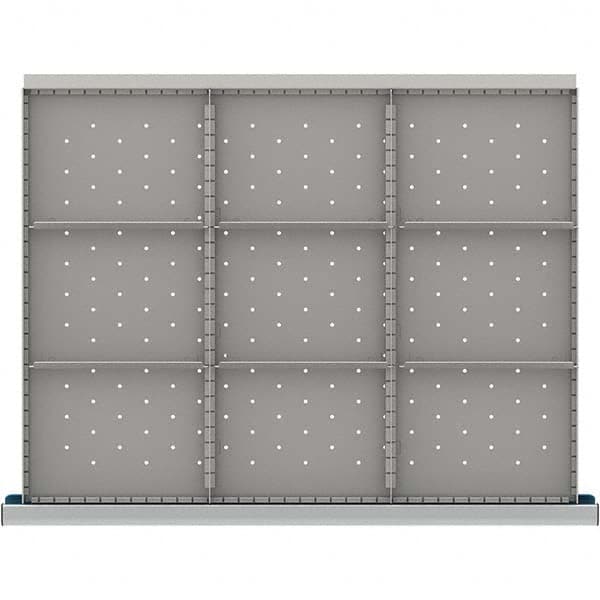 LISTA - 9-Compartment Drawer Divider Layout for 3.15" High Drawers - All Tool & Supply