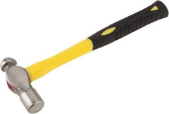 Value Collection - 1-1/2 Lb Head Forged Steel Ball Pein Hammer - Fiberglass Handle, 14-1/2" OAL, Fiberglass with Cushion Grip - All Tool & Supply