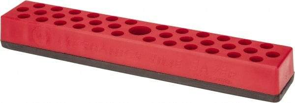 Value Collection - 37 Piece Capacity Magnetic Hex Bit Holder - 1/4" Drive, Red - All Tool & Supply