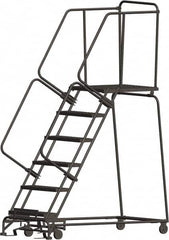 Ballymore - Rolling & Wall Mounted Ladders & Platforms Type: Rolling Warehouse Ladder Style: Rolling Safety Ladder - All Tool & Supply