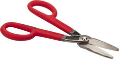 Wiss - 3" Length of Cut, Straight Pattern Tinner's Snip - 13" OAL, Cushion Grip Handle, 21 AWG Steel Capacity - All Tool & Supply