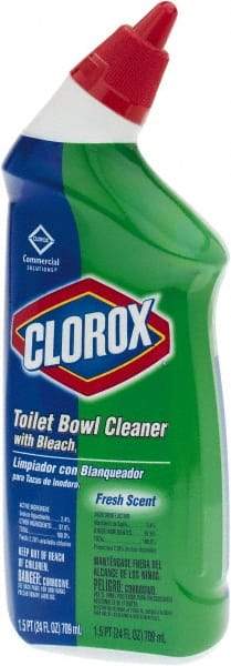 Clorox - 24 oz Bottle Gel Toilet Bowl Cleaner - Bleach Scent, Disinfectant, Nonacidic, Toilet Bowl - All Tool & Supply