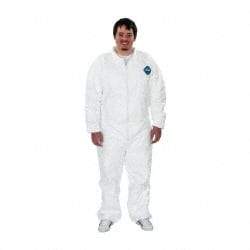 Dupont - Size 2XL Film Laminate General Purpose Coveralls - Zipper Closure - All Tool & Supply